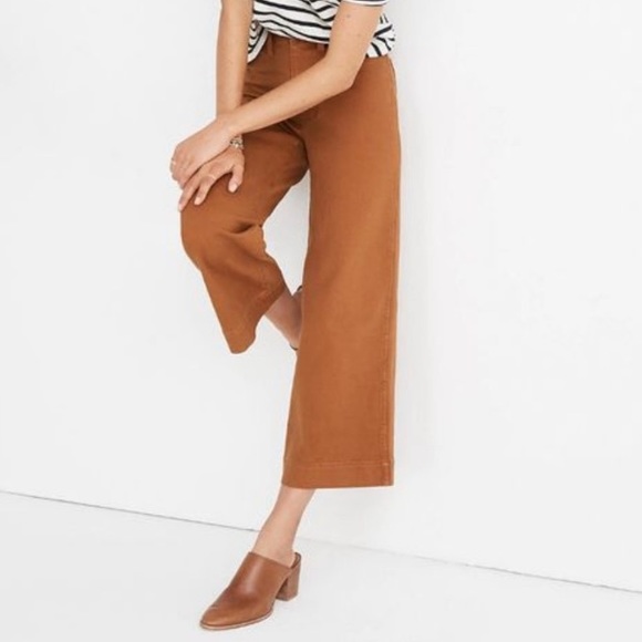 Madewell Emmett Wide-Leg Crop Pants - Picture 3 of 8